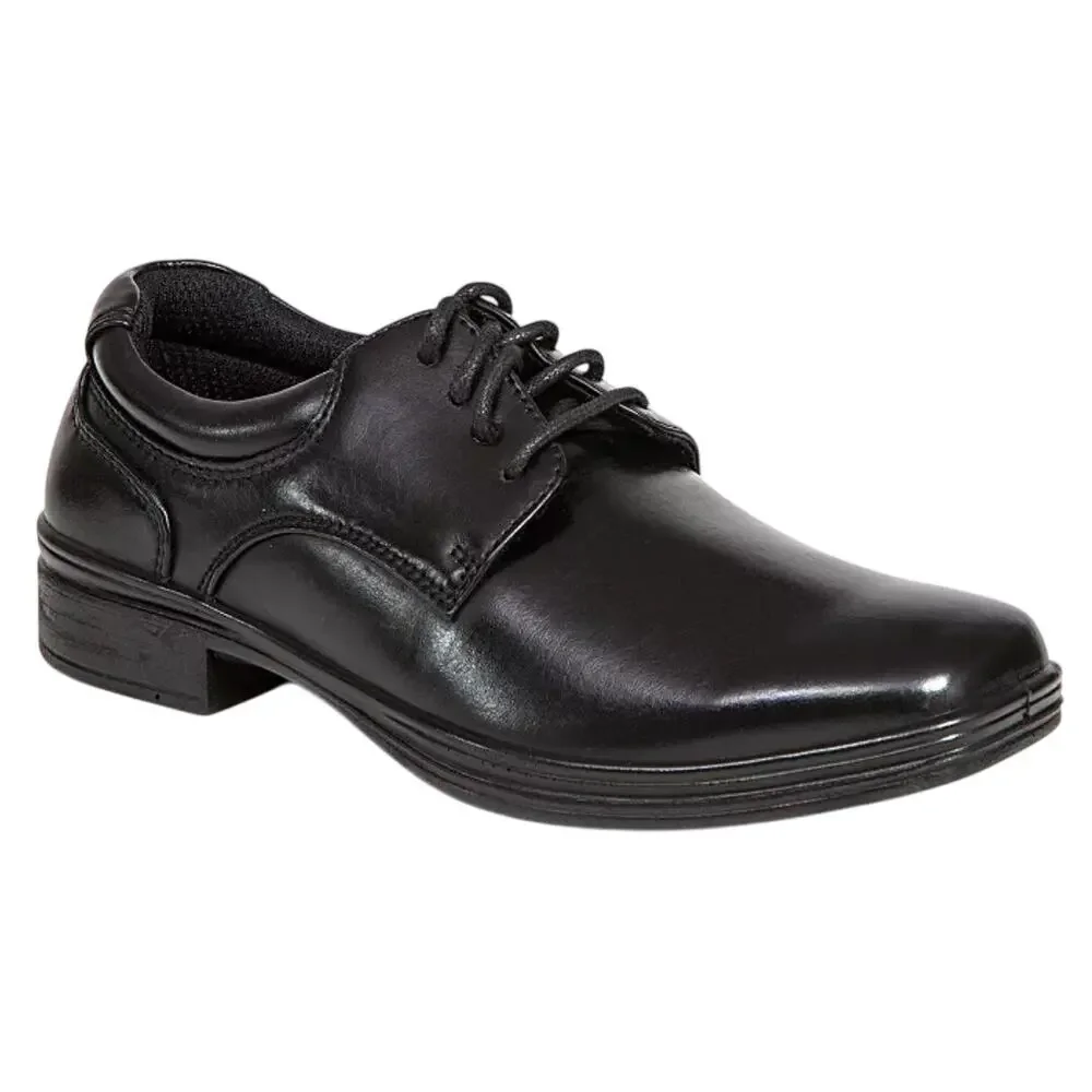 Deer Stags Blazing Boys' Oxford Dress Shoes in Black, Size 7Y